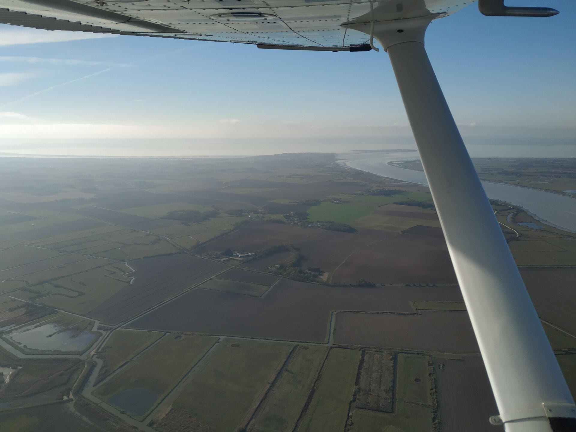 Vue de l'estuaire de la Gironde