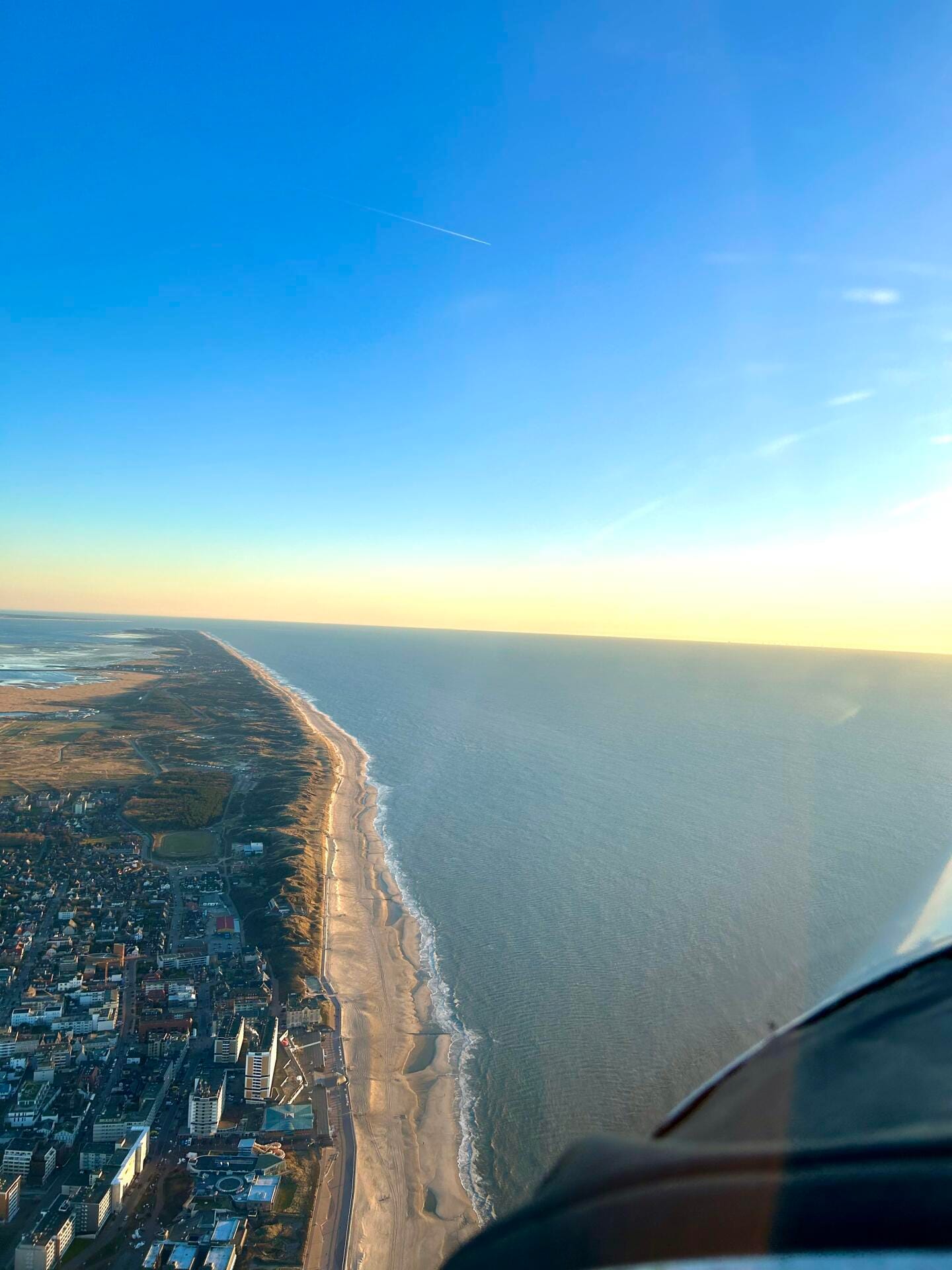 Flug nach Wangerooge