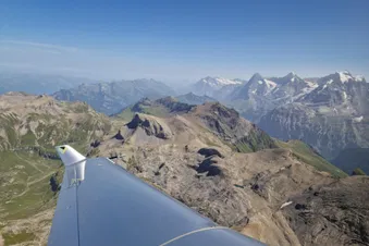 Scenic flight to Jungfrau