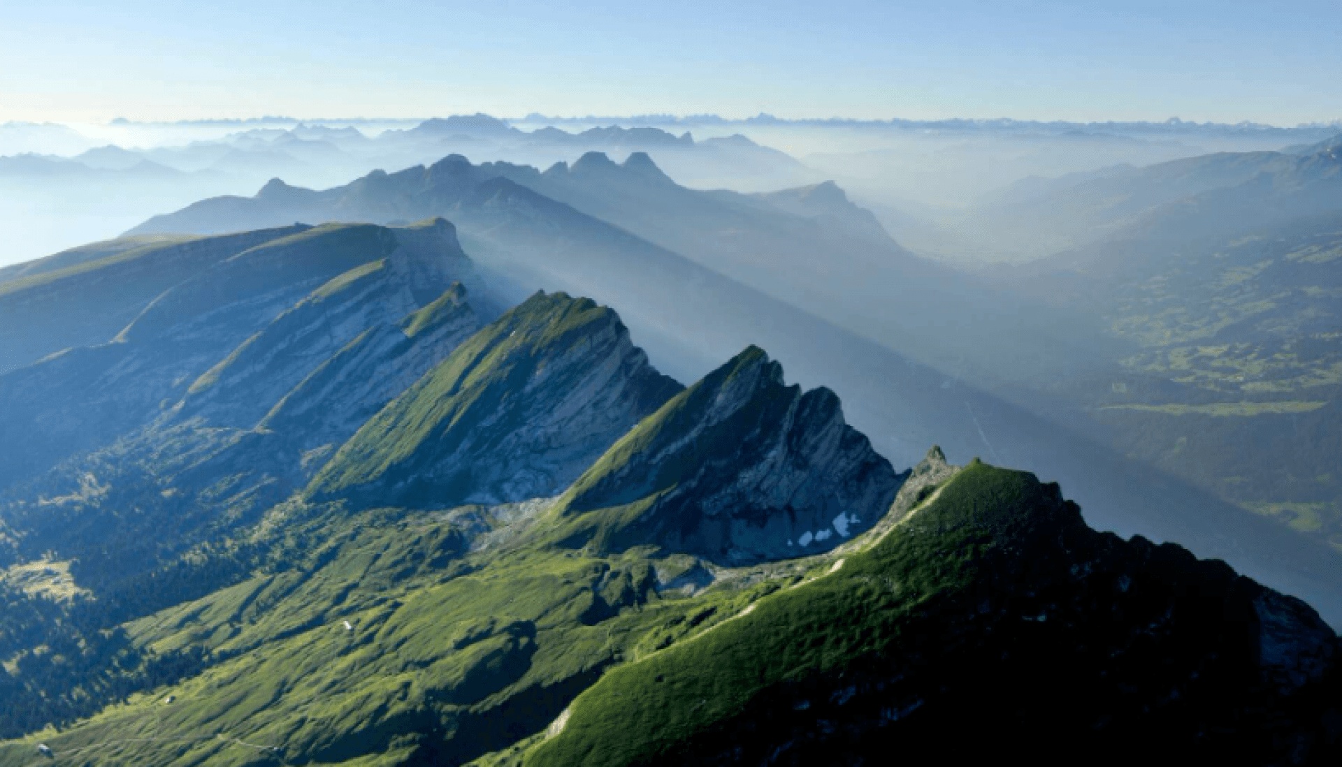 Auf Augenhöhe mit den Giganten des Appenzells...!
