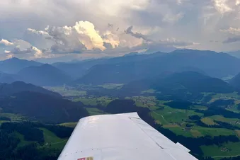 Alpenflug nach Zell am See