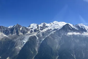 Massif du Mont-Blanc avec halte à Megève (LFHM)