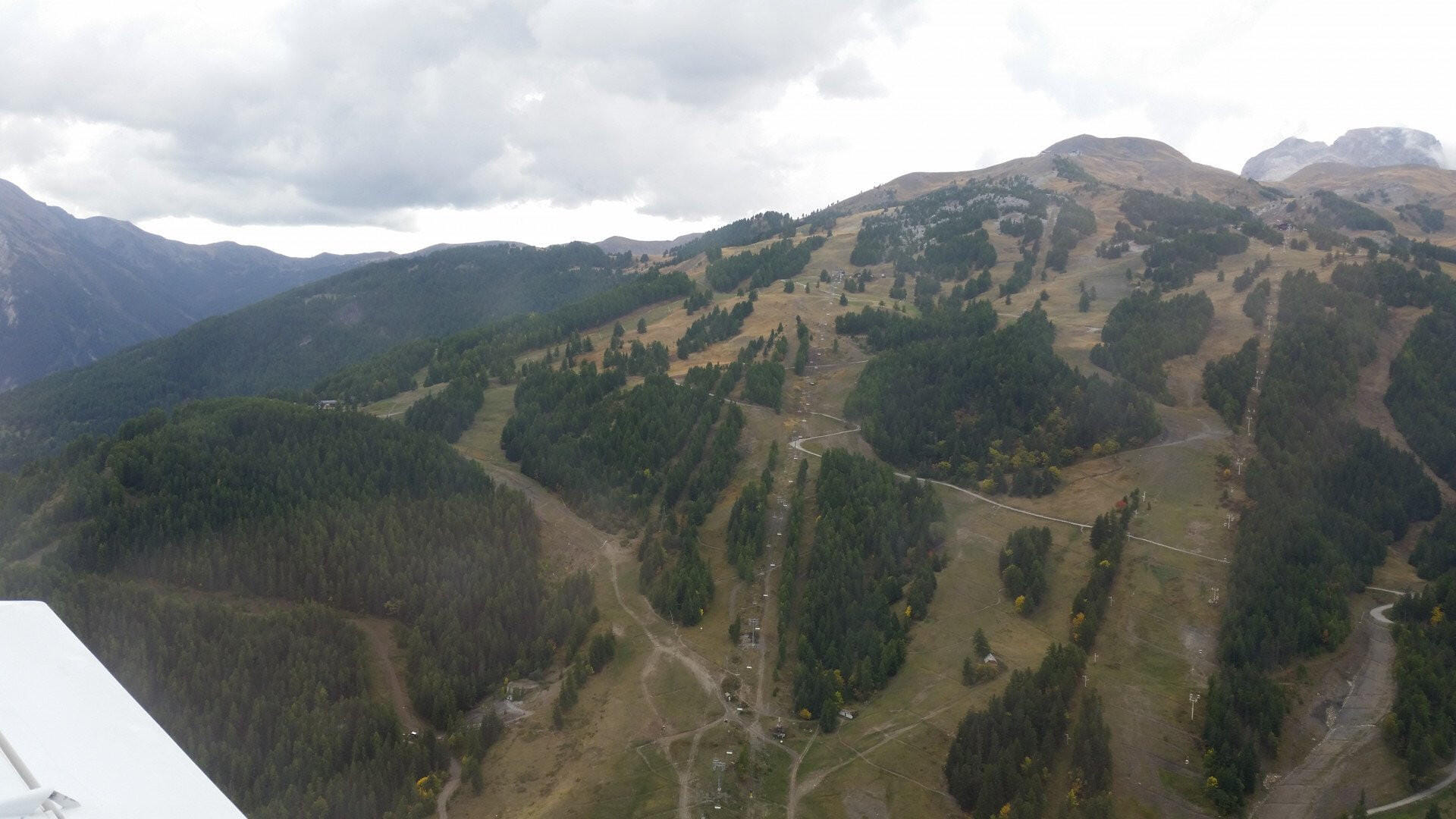 Station de Praloup vue du ciel