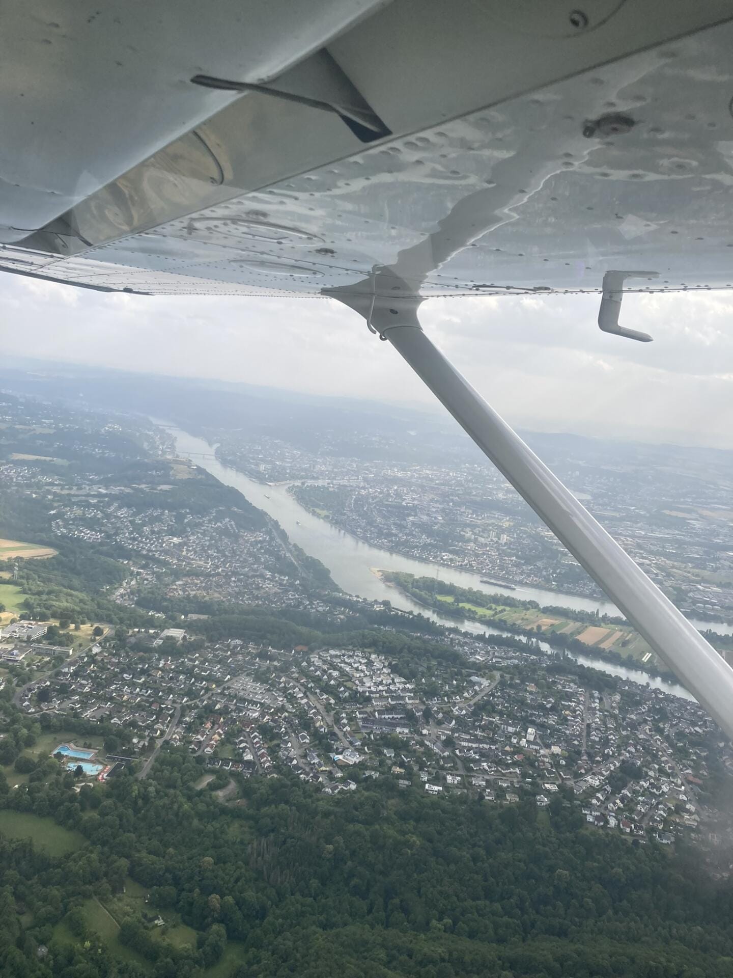Das Deutsche Eck aus der Luft