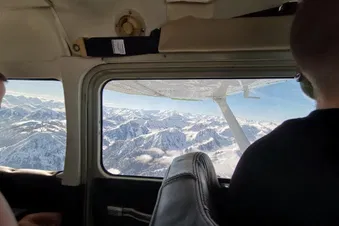 Alpenrundflug von Landshut aus über den Chiemsee