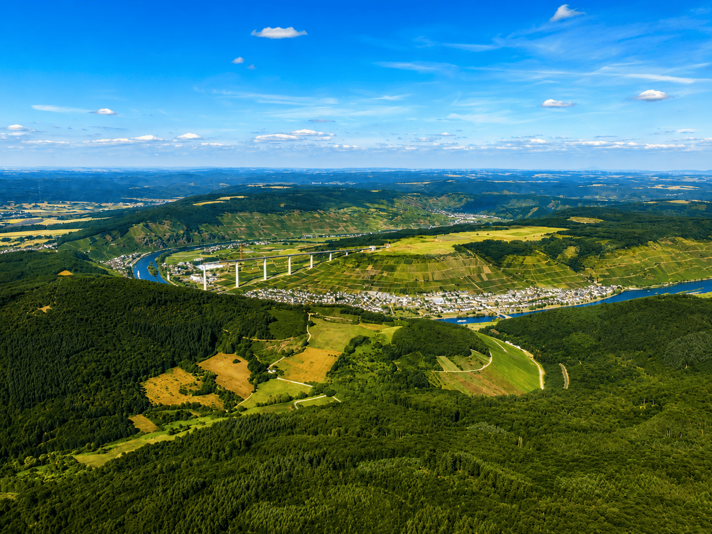 Les grandes boucles de la Moselle allemande
