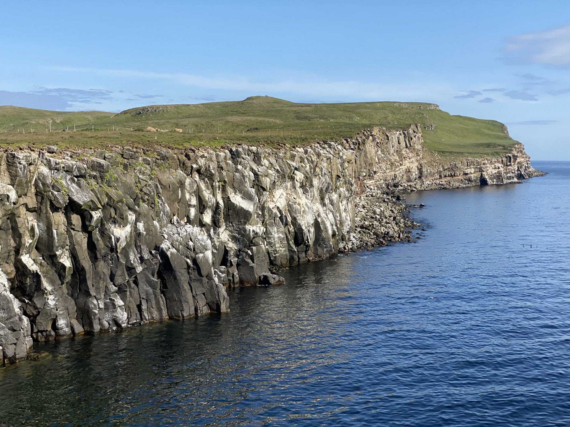 Grímsey island in the Arctic stopover adventure (flight)