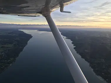 Flug über München, Starnberger u. Ammer See