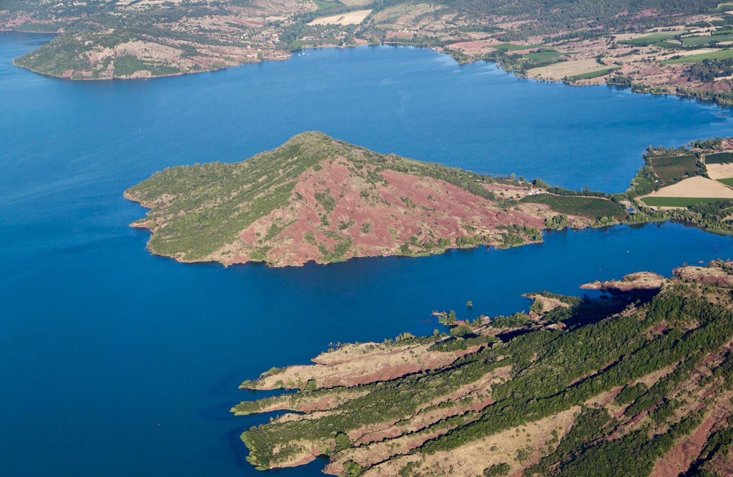 La côte de Montpellier au Cap d’Agde, et le lac du Salagou.
