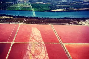 La camargue vue du ciel