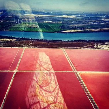 La camargue vue du ciel