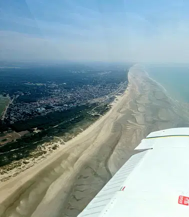 Petite virée aérienne au Touquet depuis Merville