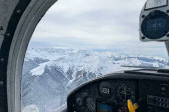 Vol en vallée d'Argelès jusqu'au pic du midi