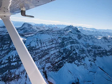 Vorarlberg Rundflug aus der Vogelperspektive