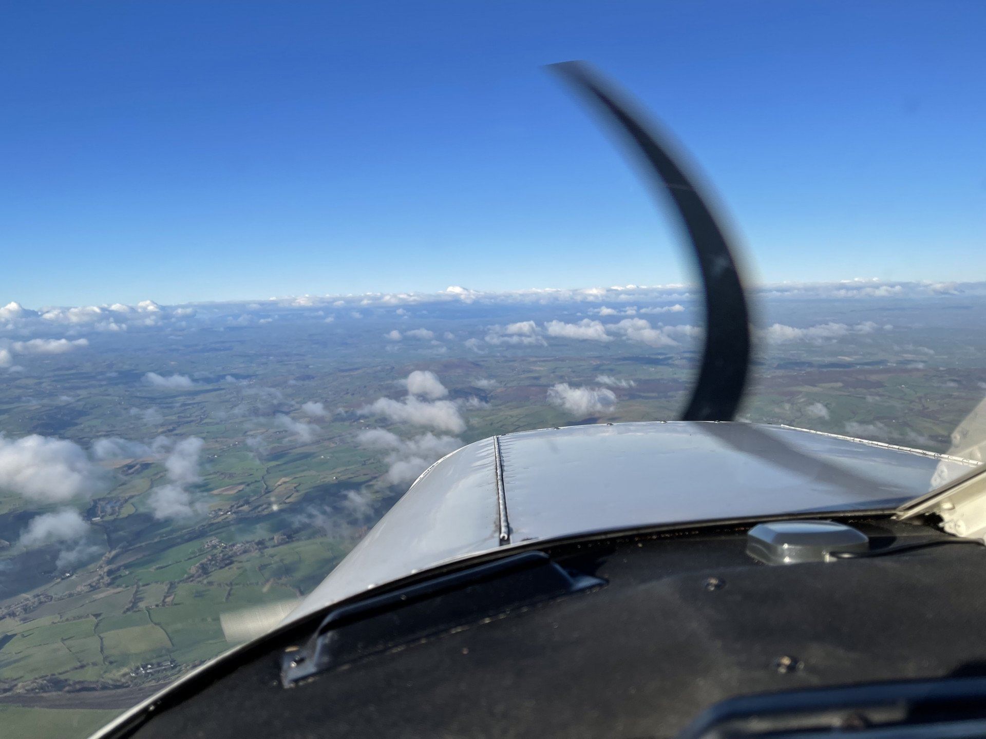 Excursion flight from Turweston to Abergavenny in Wales