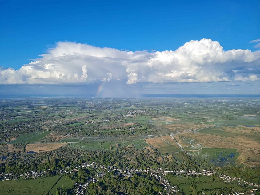 Visite Bretagne sud en avion depuis Saint-Nazaire