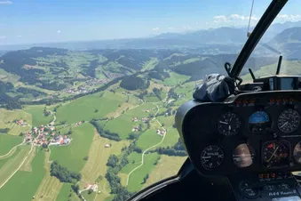 Bodensee Allgäu mit dem Heli (nur ab 3 Personen)