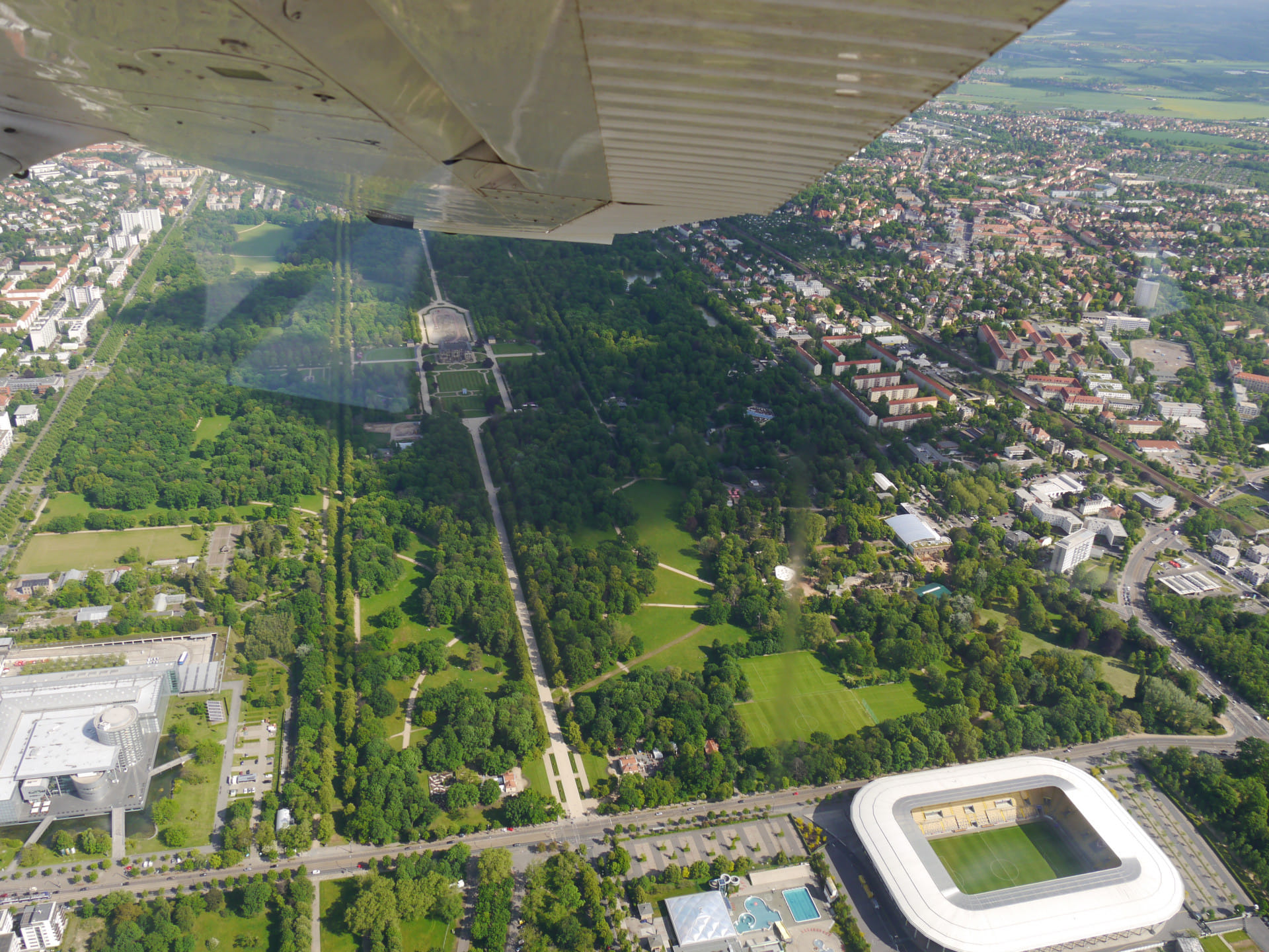 Meißen - Dresden - Moritzburg - Rundflug