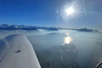 Vierwaldstättersee im Nebelmeer