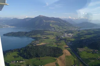 Rundflug über die Zentralschweiz