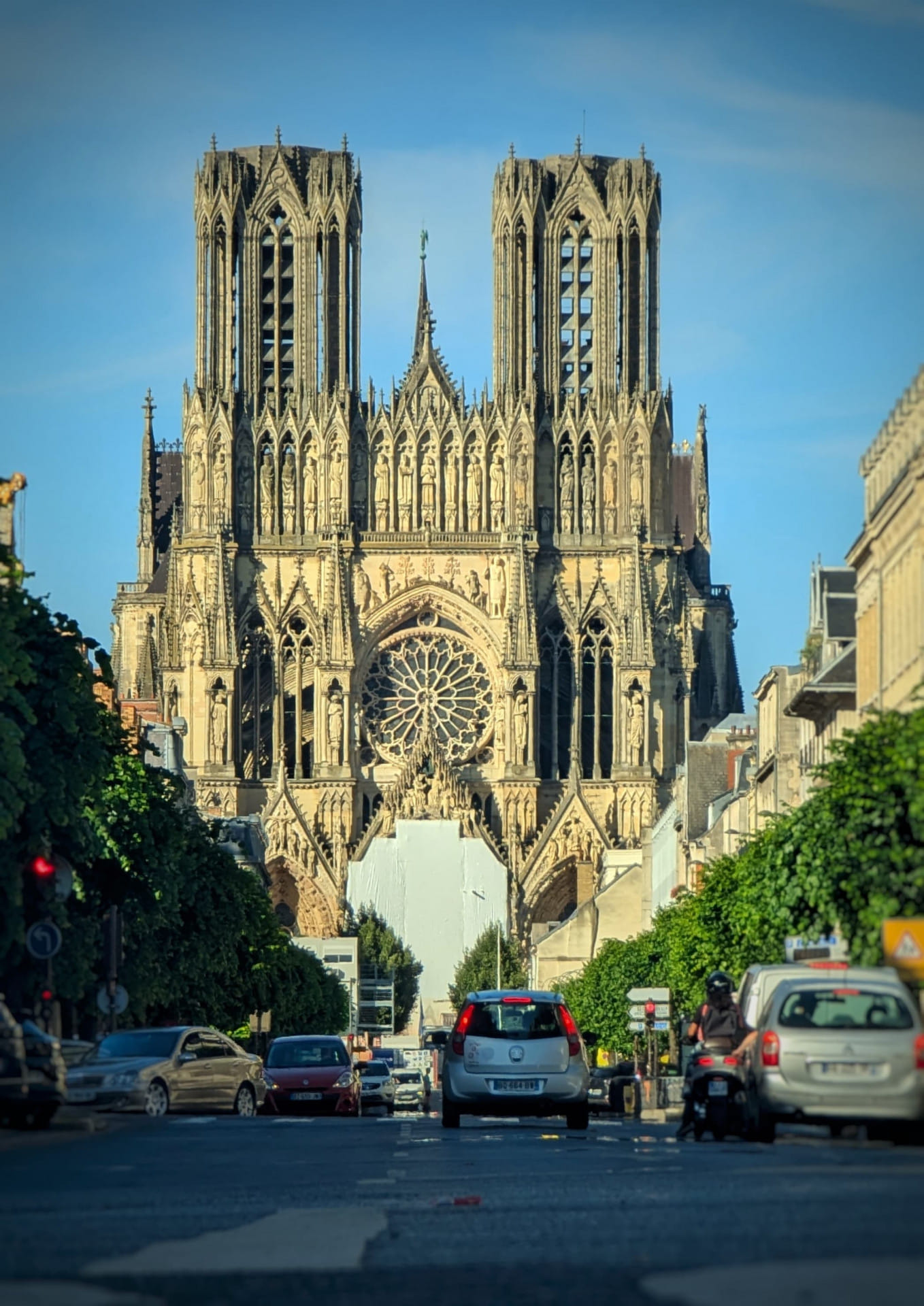 Flying to Reims in the Champagne Region in France