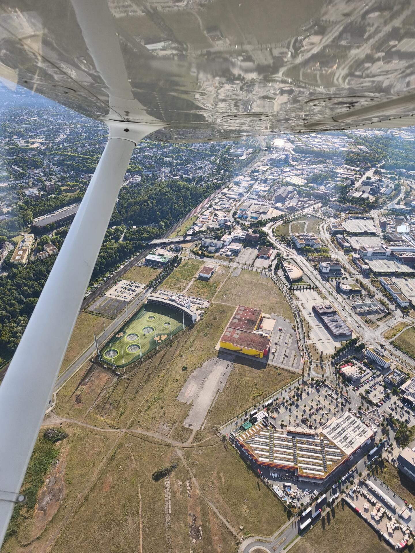 Das Ruhrgebiet von oben