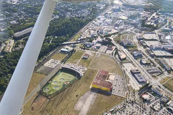 Das Ruhrgebiet von oben