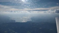 Short flying experience over Bodensee, Bregenz and Lindau
