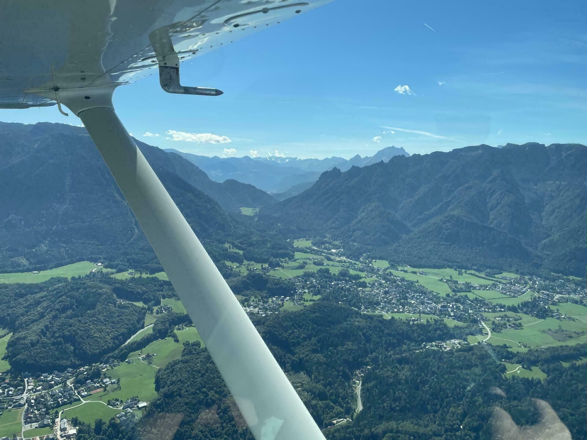Gebirgsflug - Watzmann und Dachstein