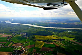 Schöner Wachau, Stift Melk, Ybbs-Donau Rundflug