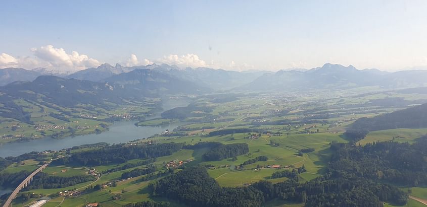 Lac de Gruyères, Préalpes fribourgeoise et lac Léman