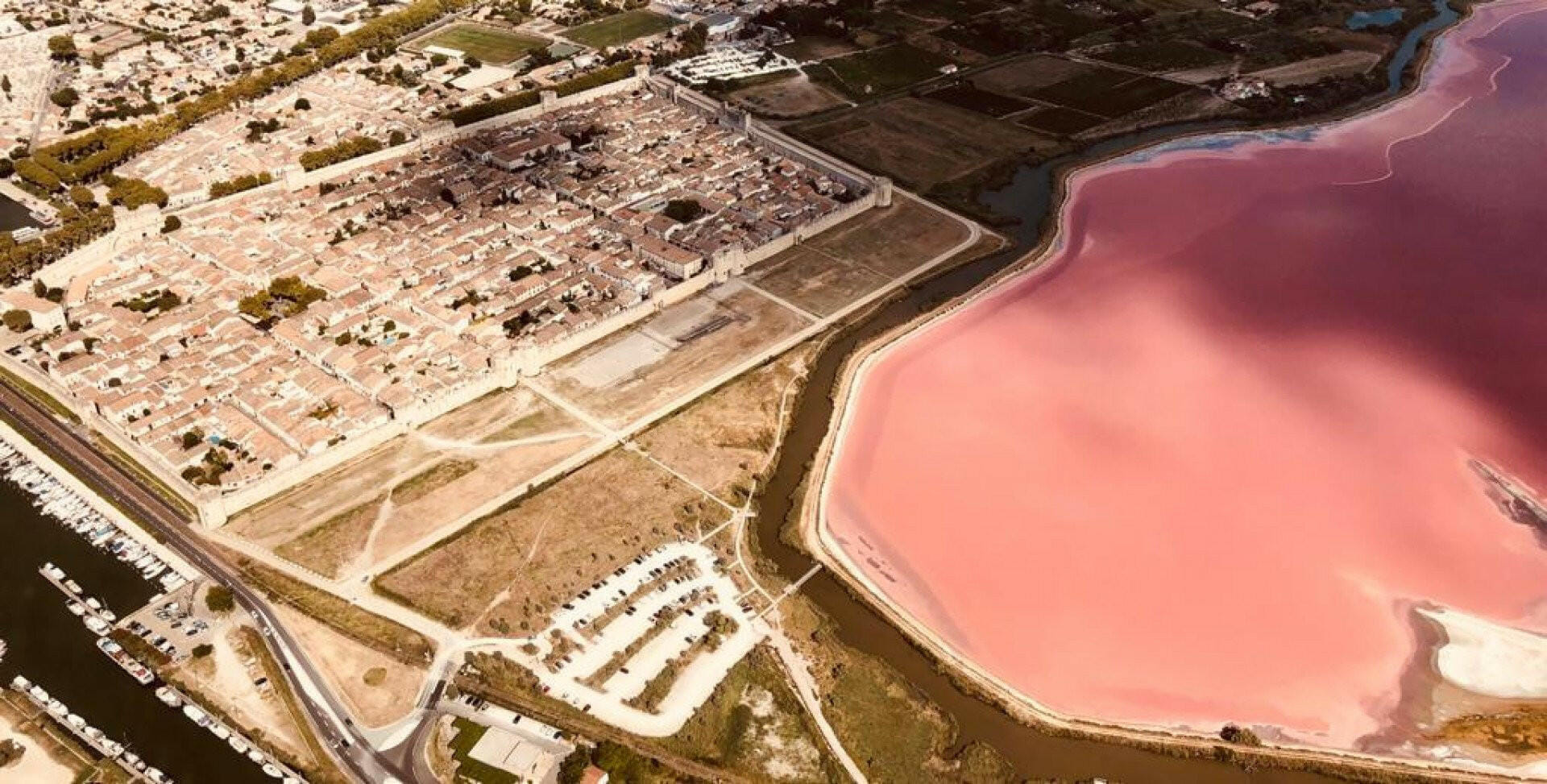 Survol Grande Motte, Littoral Camargue en hélico