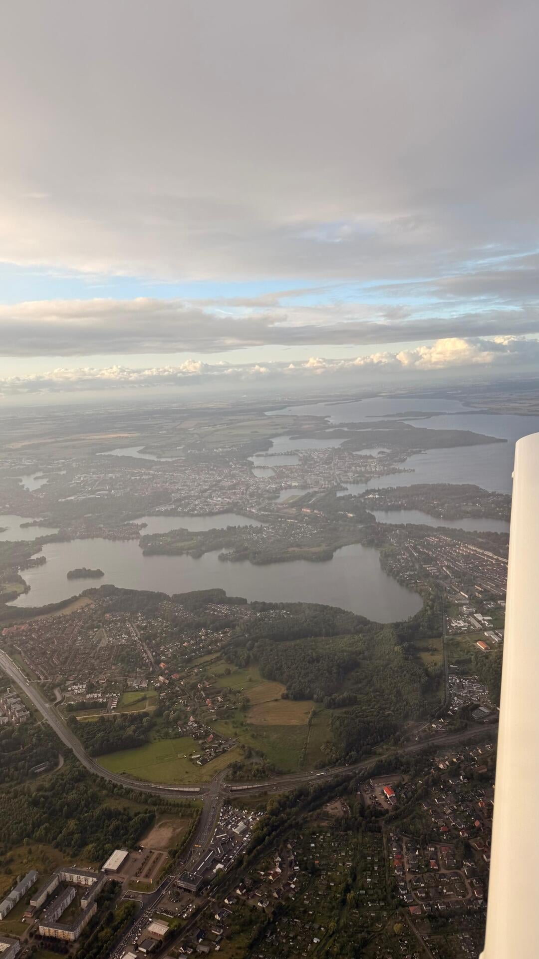 Flug über Müritz