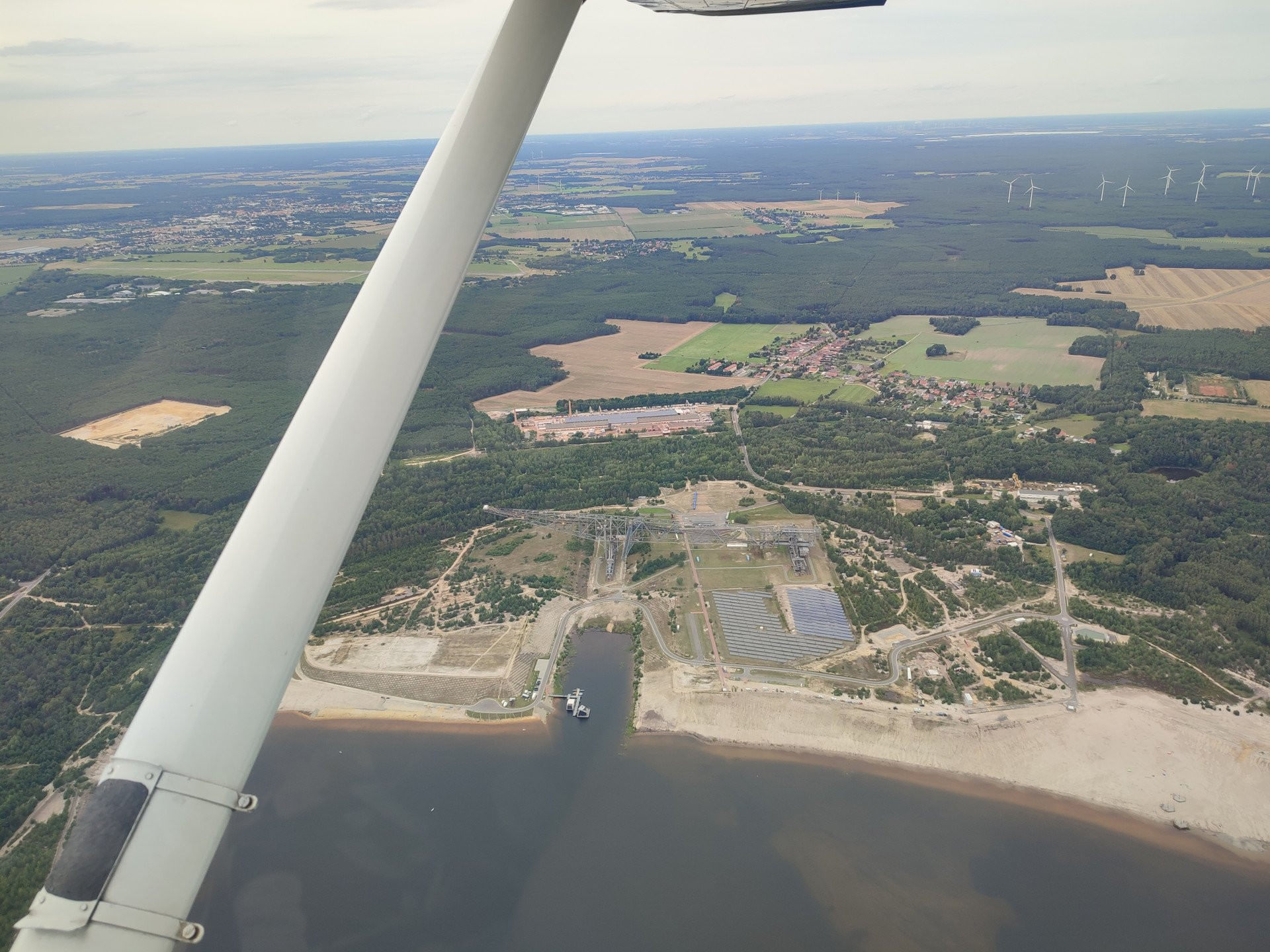 Rundflug Senftenberg > Lübbennau > Cottbus > Spremberg (RAA)