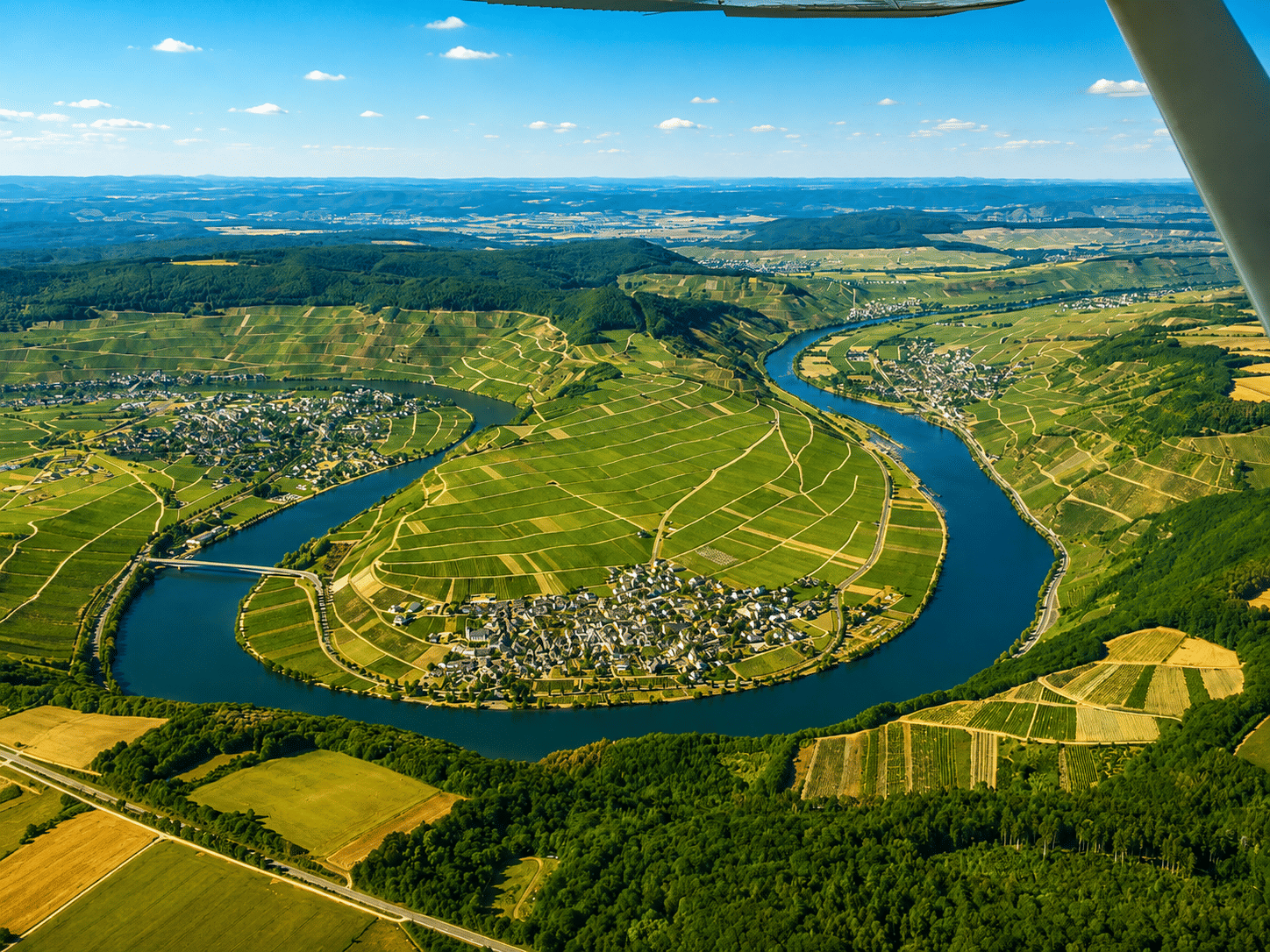 Les grandes boucles de la Moselle allemande