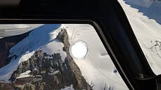 Traversée des Alpes en avion historique