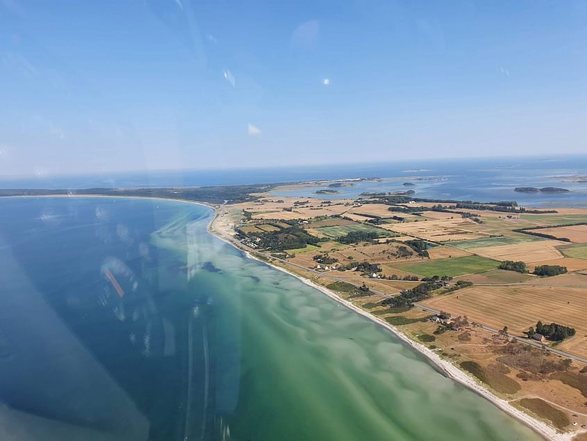 Amazing flight over Aarhus