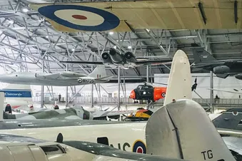 Fly to IWM Duxford from Turweston for the day