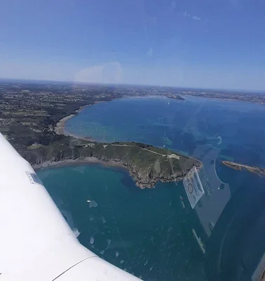 La balade Bréhatine en avion...