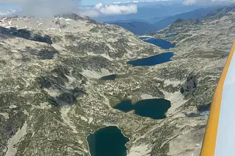 Vol dans les Alpes - Massif des Écrins