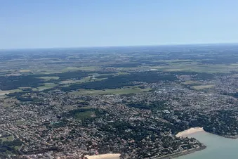 La conche de Nauzan et l'arriere pays