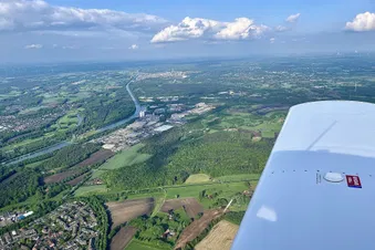 Rundflug Ruhrgebiet, Fußballstadion, Münsterland