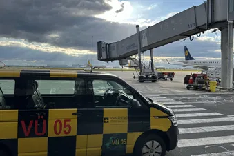 Shuttleservice für die Crew am Flughafen Leipzig