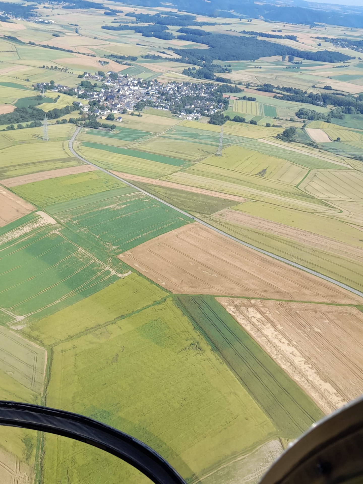 Das Maifeld von oben
