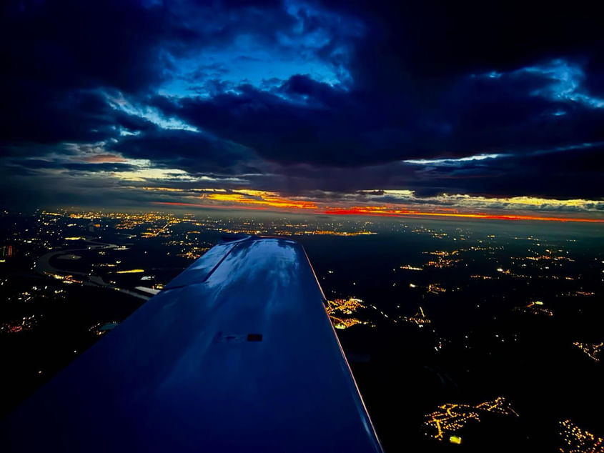 Heimflug von Spa (Belgien) nach Münster