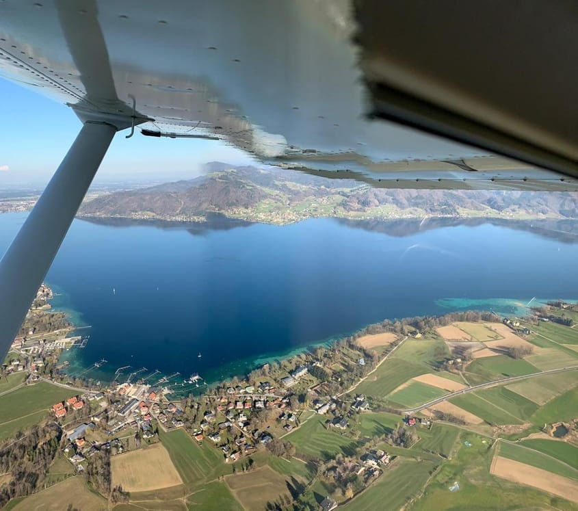 Rundflug Sightseeing Salzkammergut, Seengebiet, Voralpen