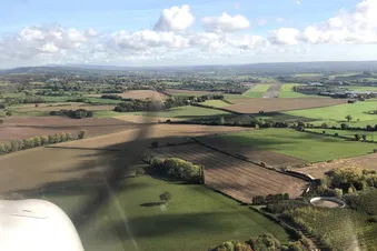Fly to Shobdon for lunch and return