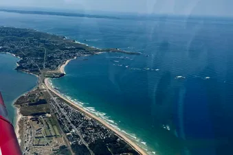Survol de la presqu’île de Quiberon et de Belle-Île