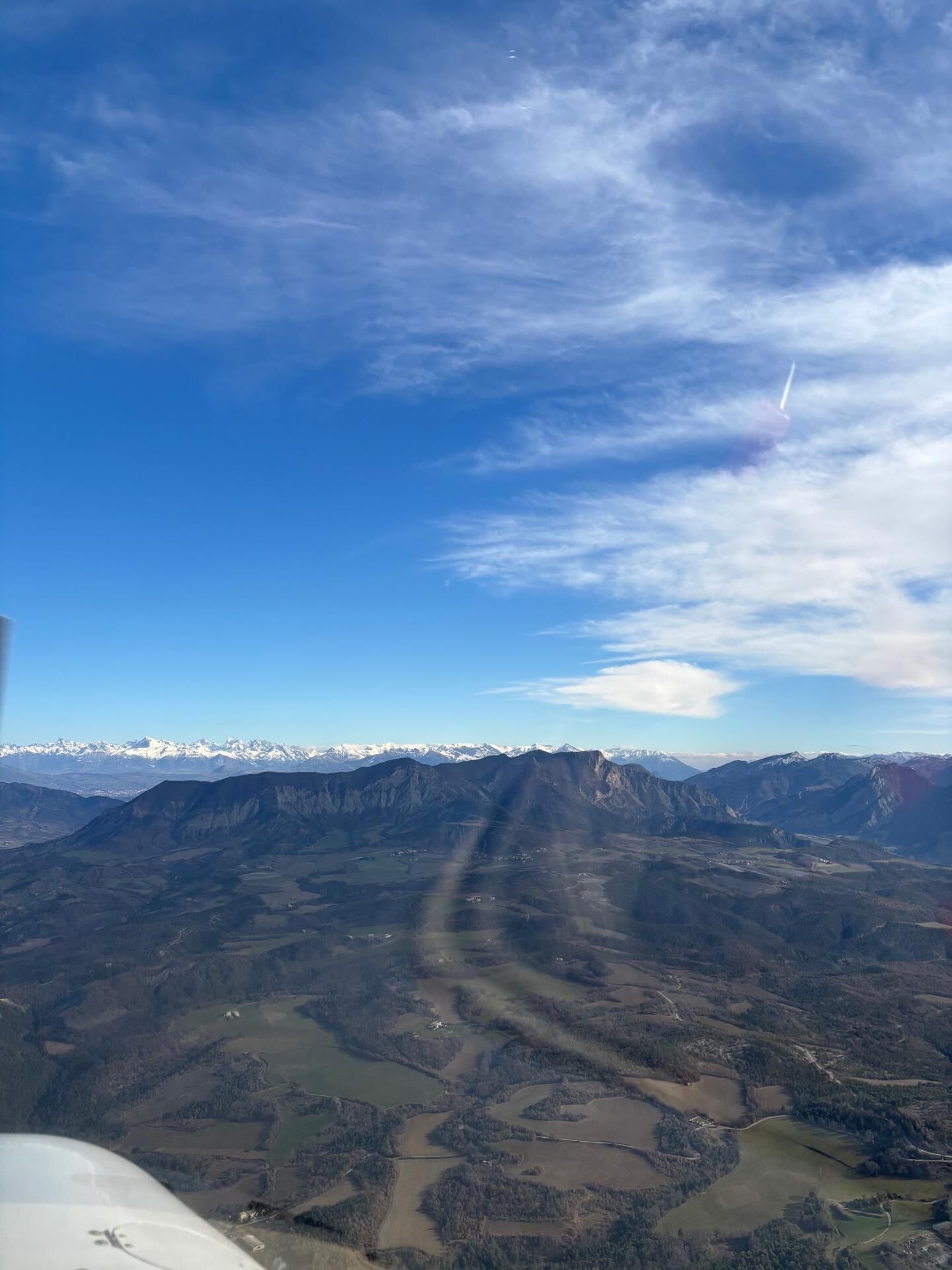 Un déjeuner au pied des Alpes