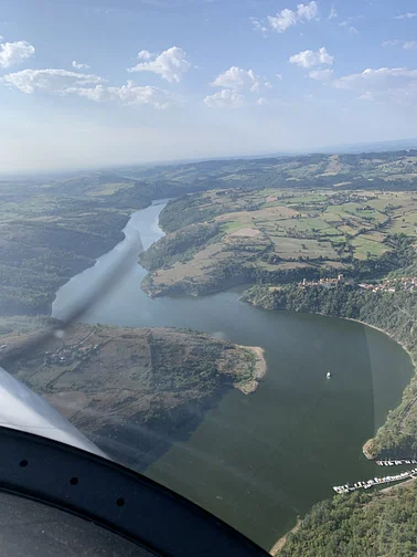 Gorge de la Loire en ULM